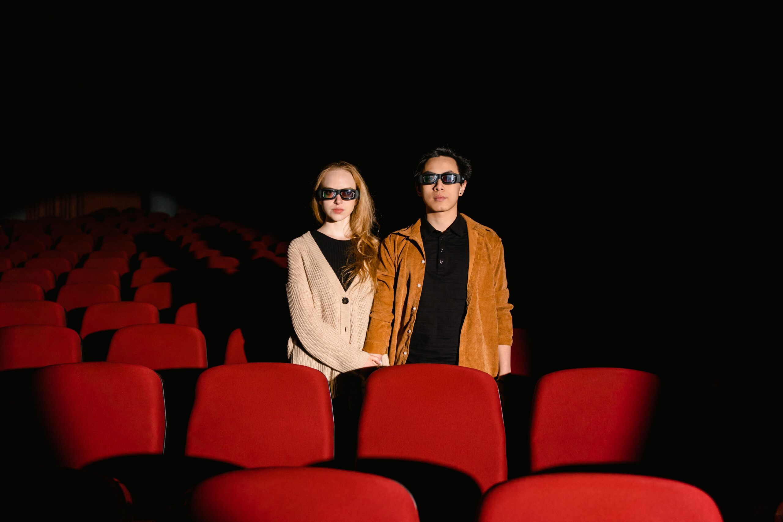 3D-Brillen Kino Paar